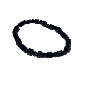 Fashion Jewelry Black Bracelet Circle‎ Square Shapes